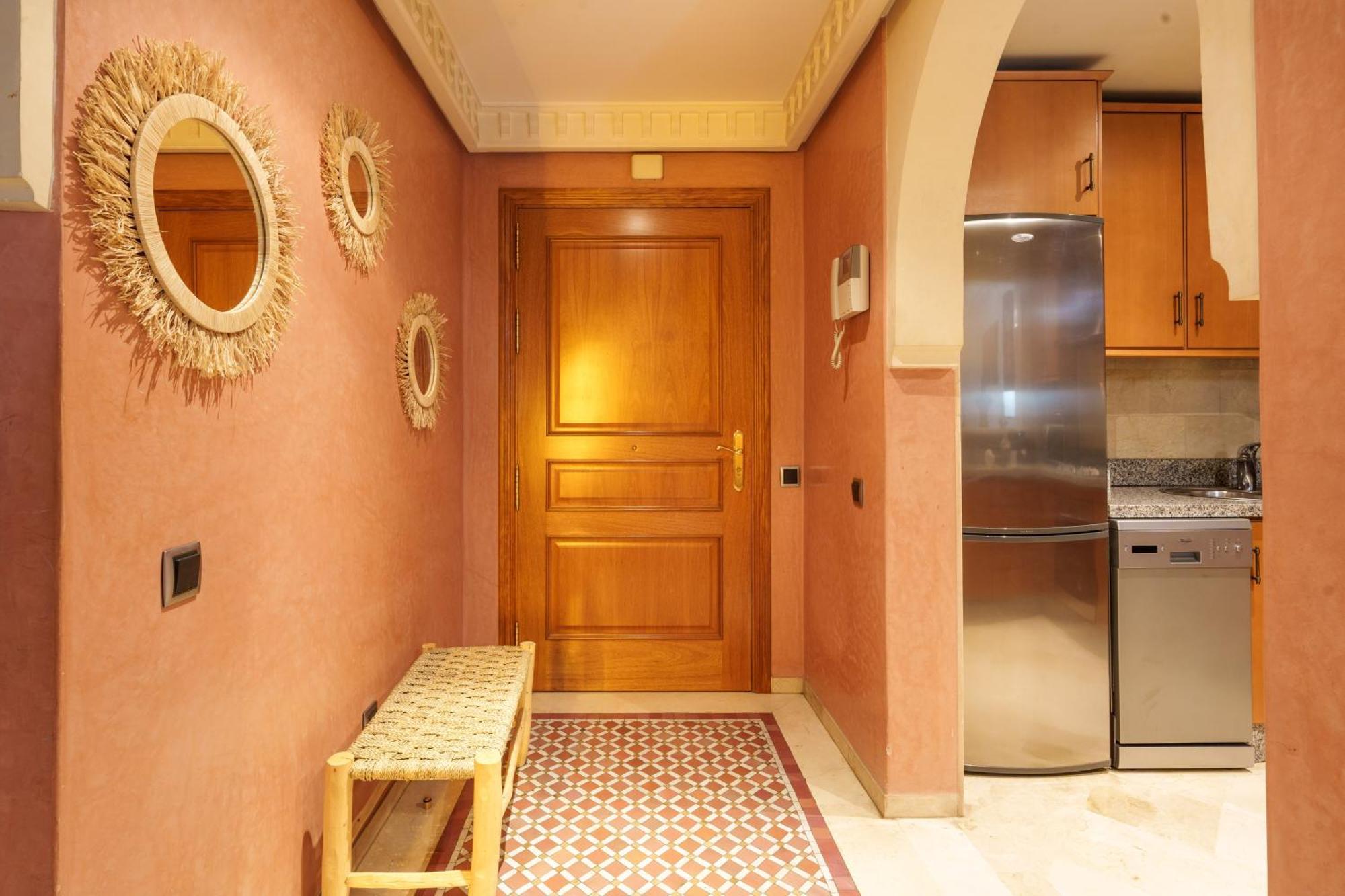 Appartement Chic Gueliz Plaza Avec Vue Marrakesh Exterior foto