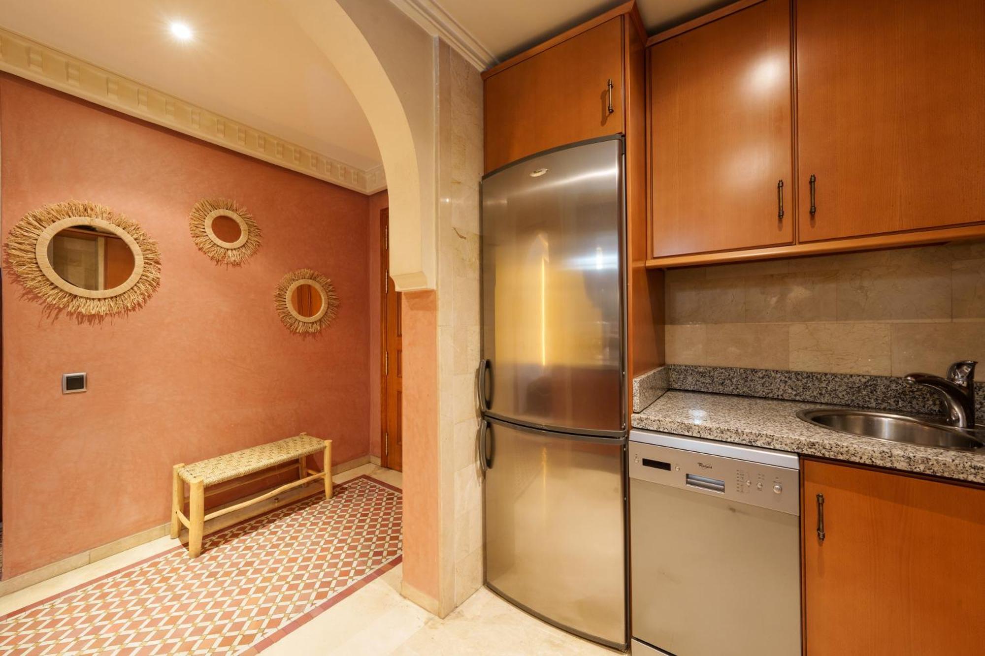 Appartement Chic Gueliz Plaza Avec Vue Marrakesh Exterior foto