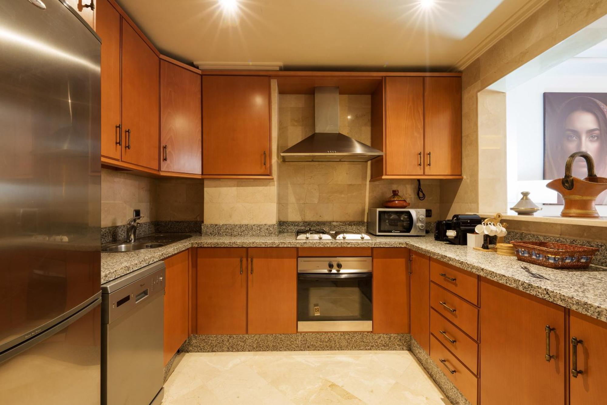 Appartement Chic Gueliz Plaza Avec Vue Marrakesh Exterior foto