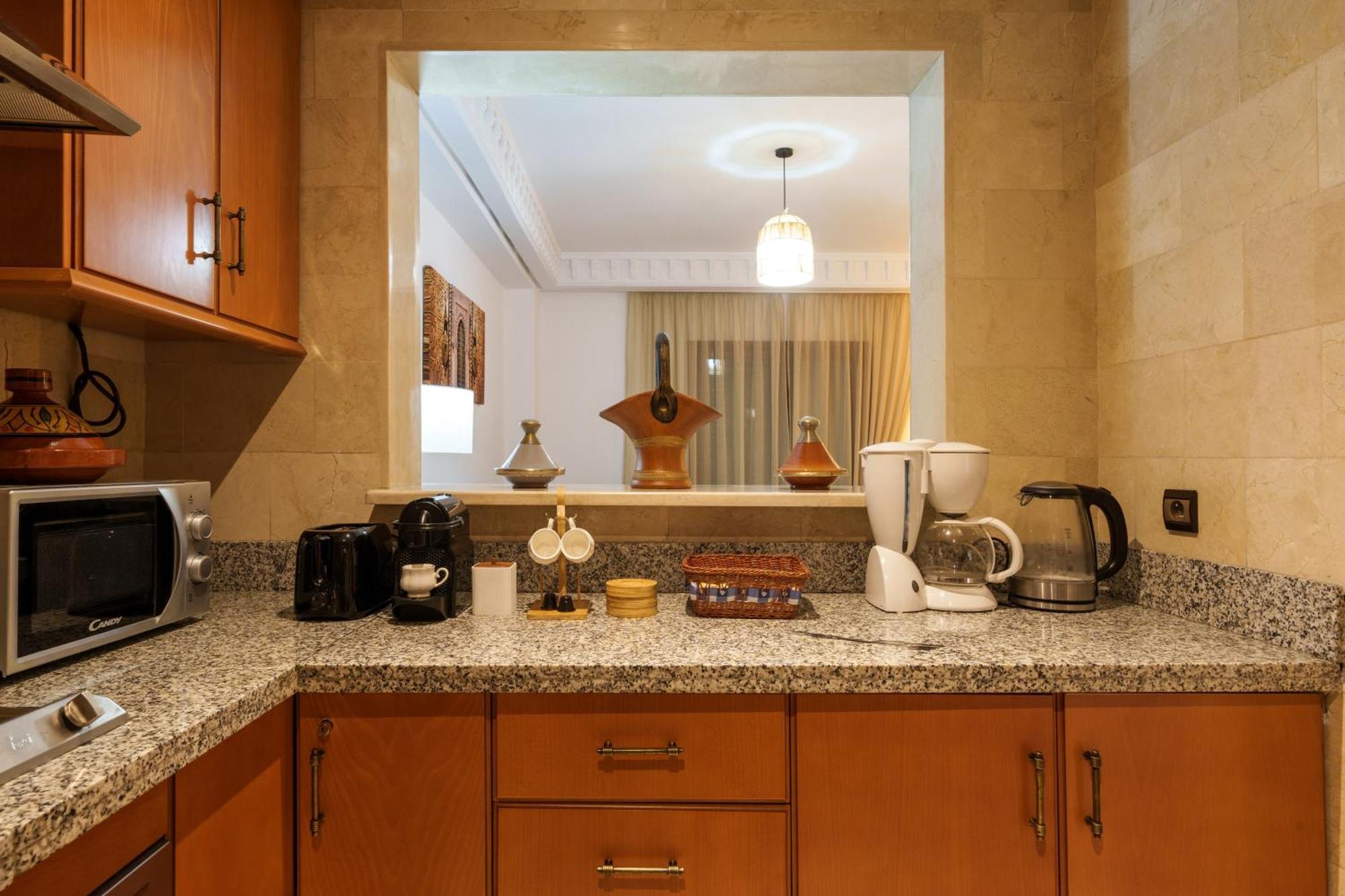 Appartement Chic Gueliz Plaza Avec Vue Marrakesh Exterior foto